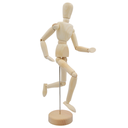 Male Wooden Mannequin - 12"