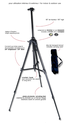 Portable Steel Field Tripod Easel (Black) - 60" + Travelling bag