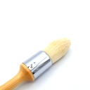 White Hog Bristle Sash Brush - #8