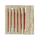 Bamboo Mat Without Elastic 14" x 14"