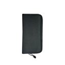Rigid Nylon Case With Zipper Closure For Short Handle Brushes - 12 Slots