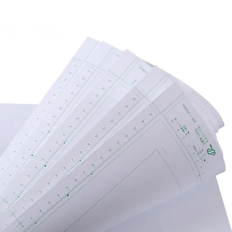Comic Manuscript Paper with Scale - A4, 30 Sheets