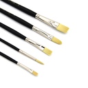 Nobel Korean Synthetic Hair Long Handle Brush - Set of 5