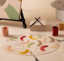 Clear Oval Plastic Palette - 9" x 12''