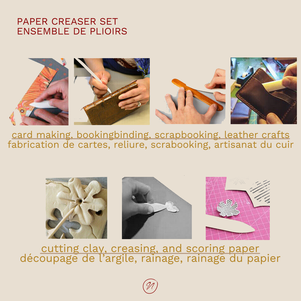Paper Creaser Set For Book Binding