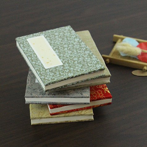 Livre de papier de riz accordéon fait à la main 5 "x 7"