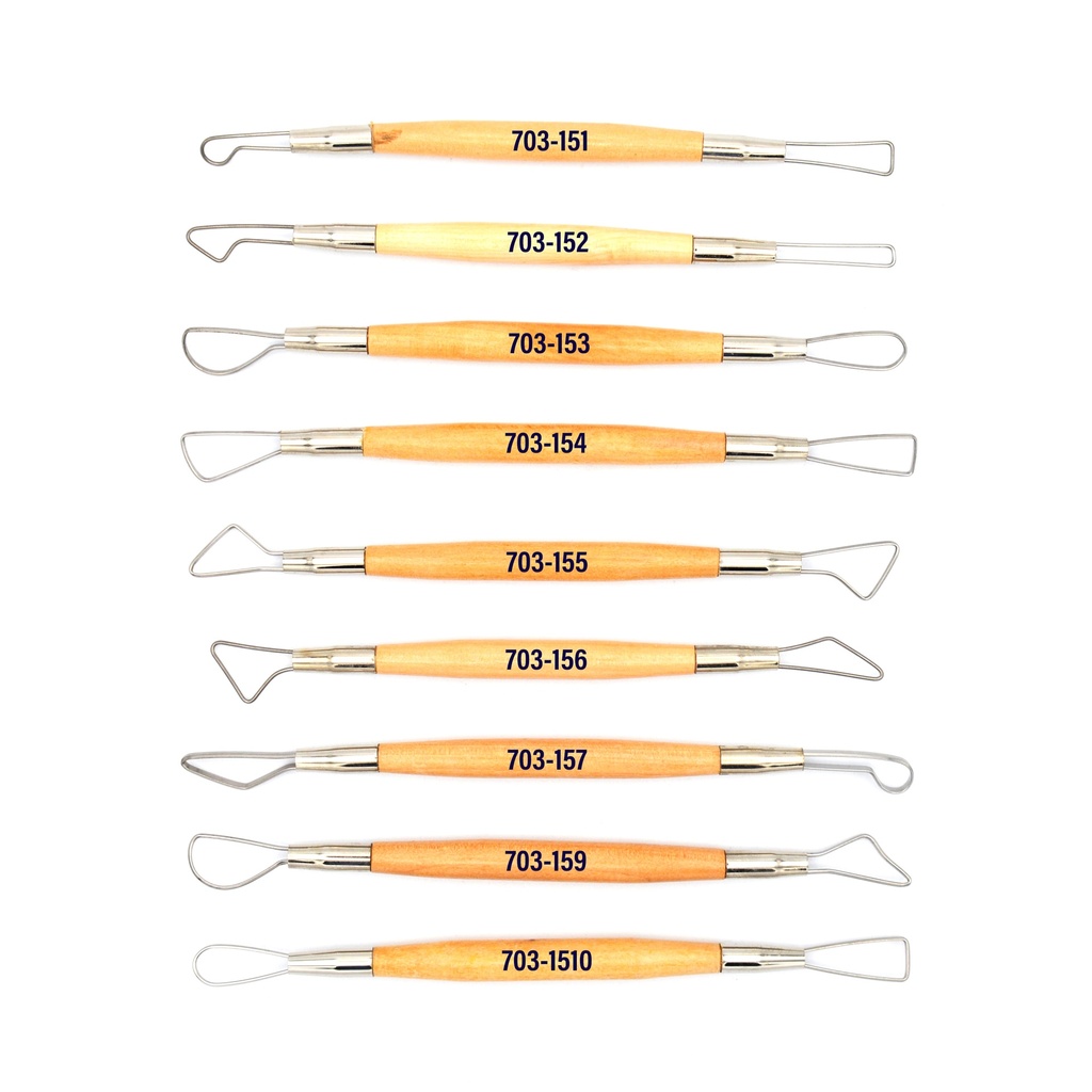 Outils de modélisation de fil fin à double extrémité de 6,5 ''