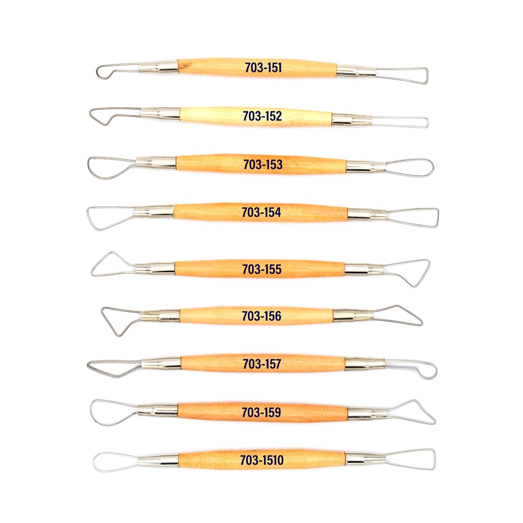 6.5'' Fine Double-End Wire Modelling Tools