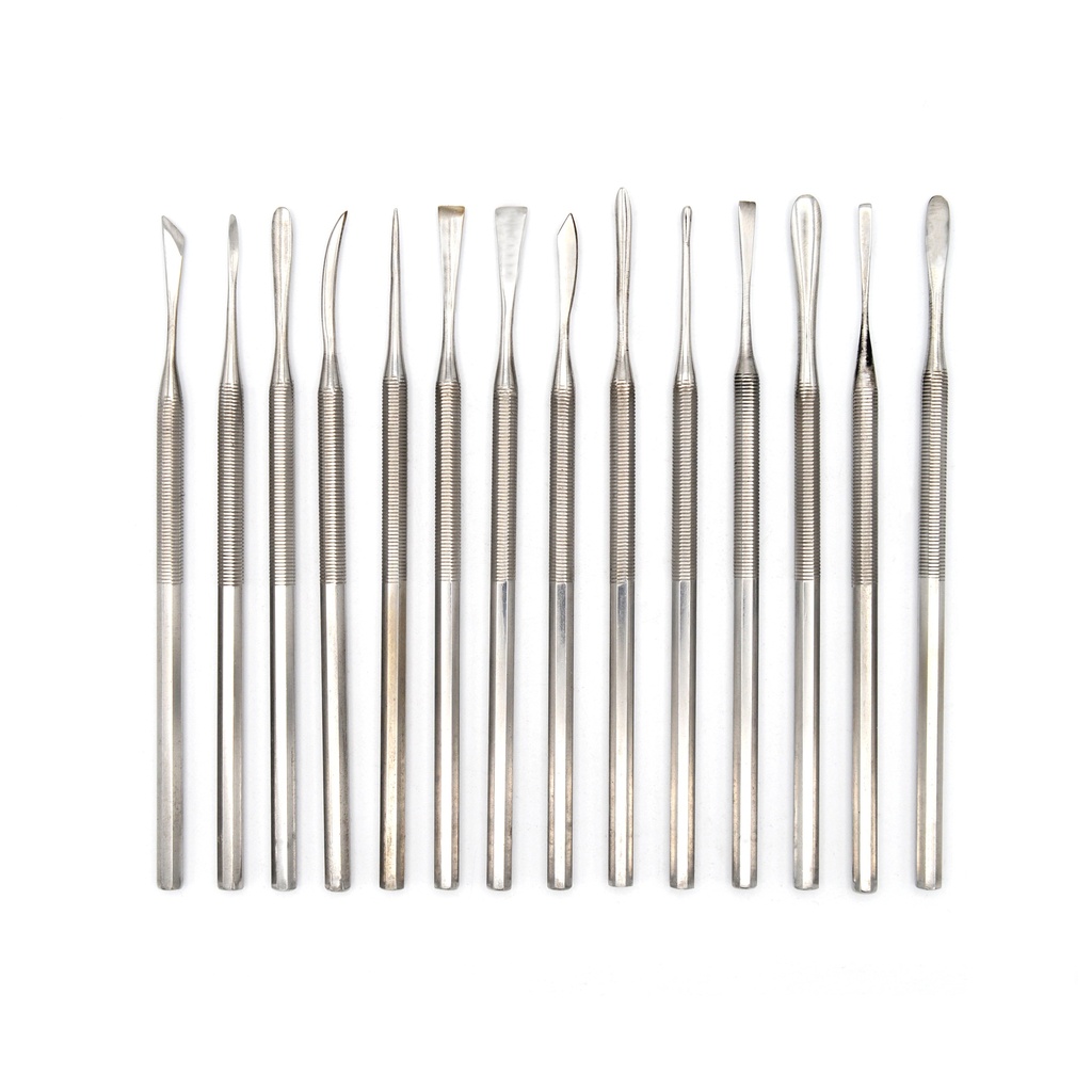 Mini outils fins en acier inoxydable - ensemble de 14