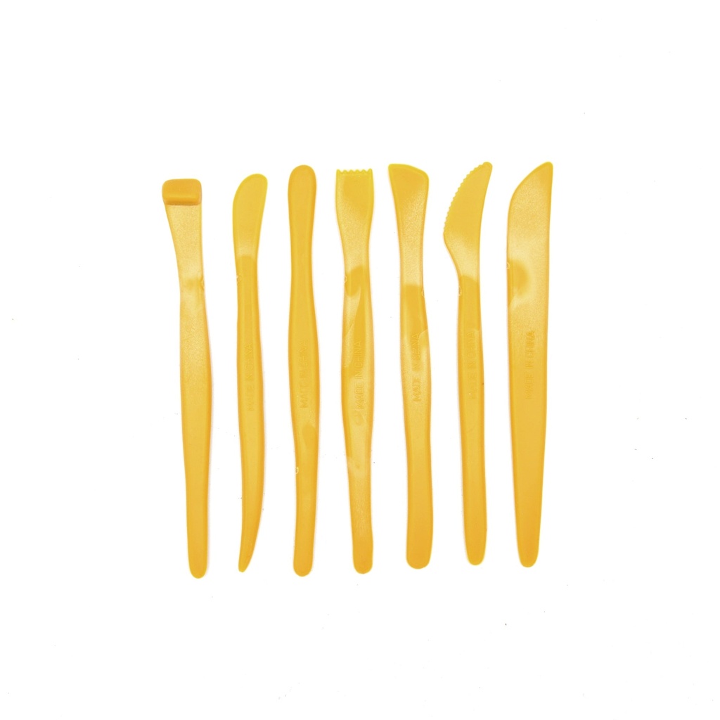 6'' Plastic Modeling Tools - Set Of 7