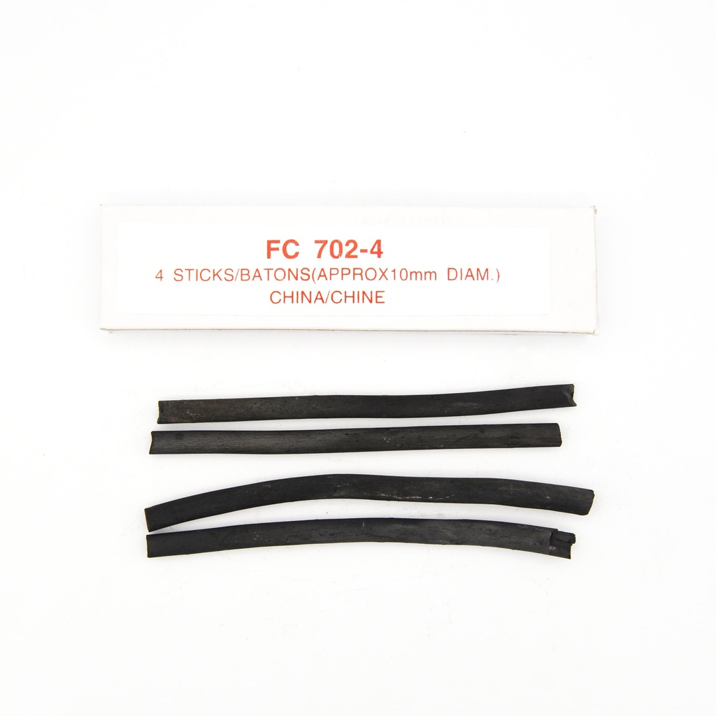 Fusain - ensemble de 4, 8 mm