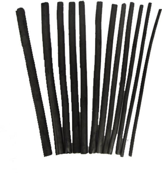 Bâtonnets de charbon de bois de saule, 3 - 9 mm