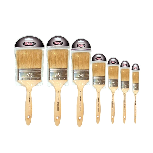 White Hog Bristle Decorator's Brush - Flat1"