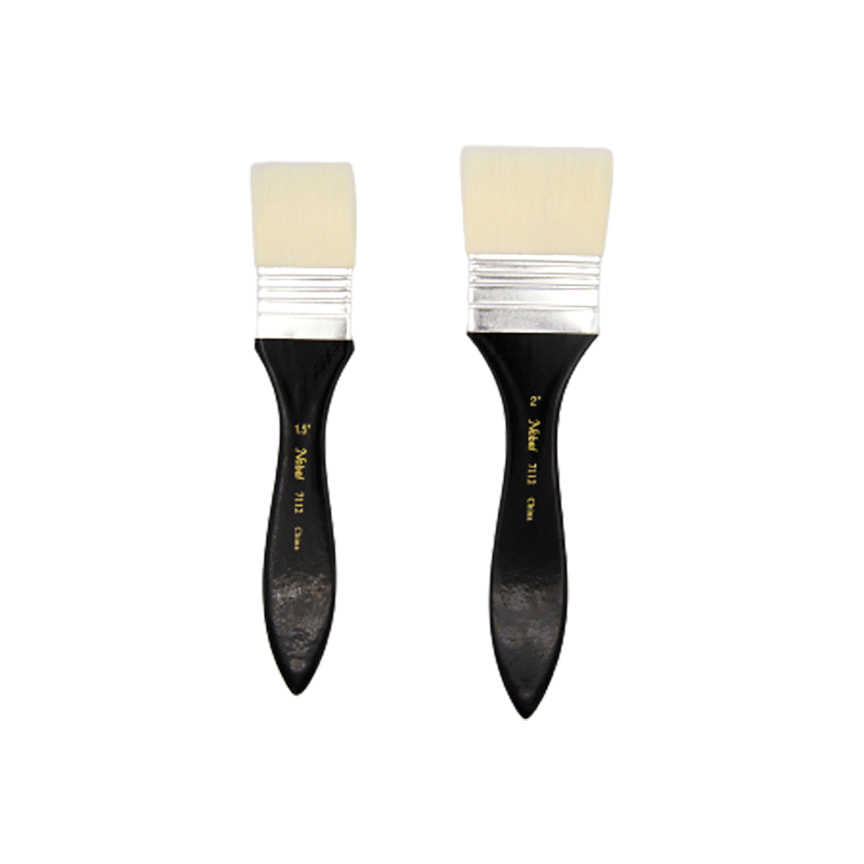 Pinceau Spalter Synthétique Blanc Doux - 2"