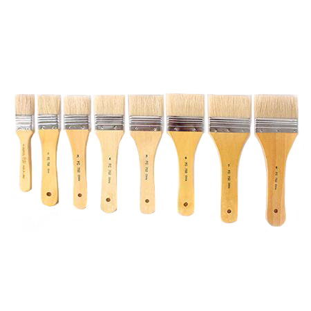 Flat Hog Bristle Decorator's Brush - 1"
