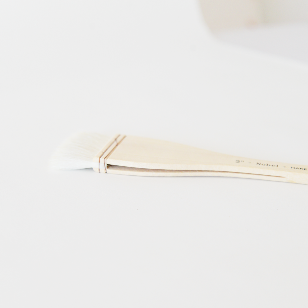 Goat Tail Hair Hake Brush - 4"