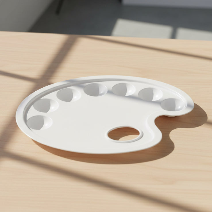 7-Well Plastic Palette  (Oval)