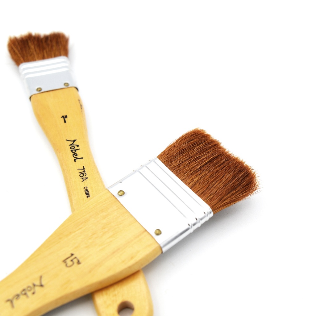 Camel Hair Brush - Flat 1.5"