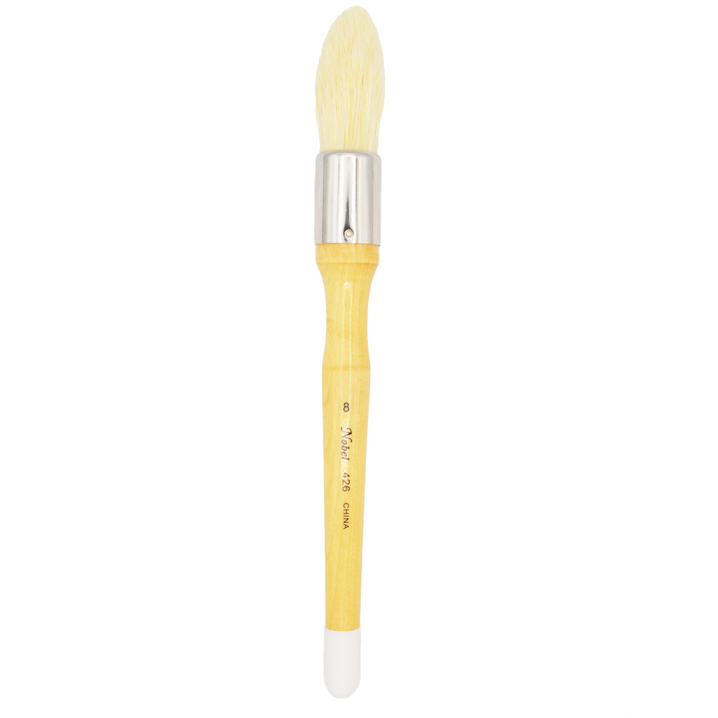 Pinceau en poils de porc blanc Sash - Pointe pointue