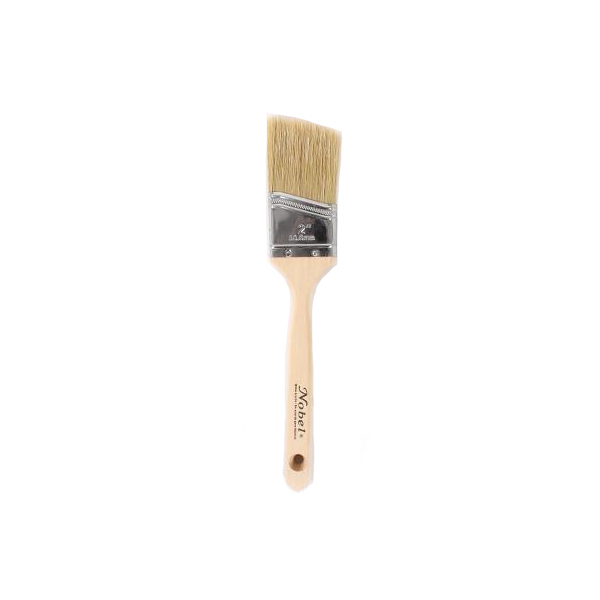 Pinceau de décorateur biseauté en poils de porc - 1,5"