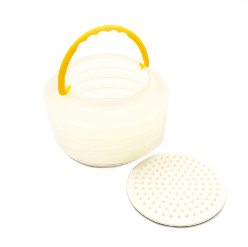 Lave-pinceau extensible avec nettoyeur de pinceau profonde