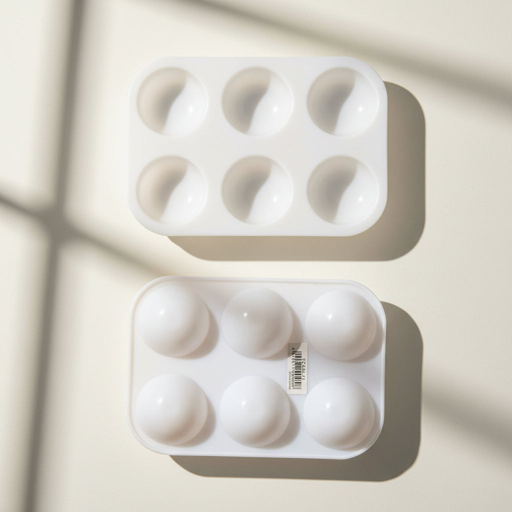 6-Well Economic Rectangular Plastic Palette, 3" x 6''