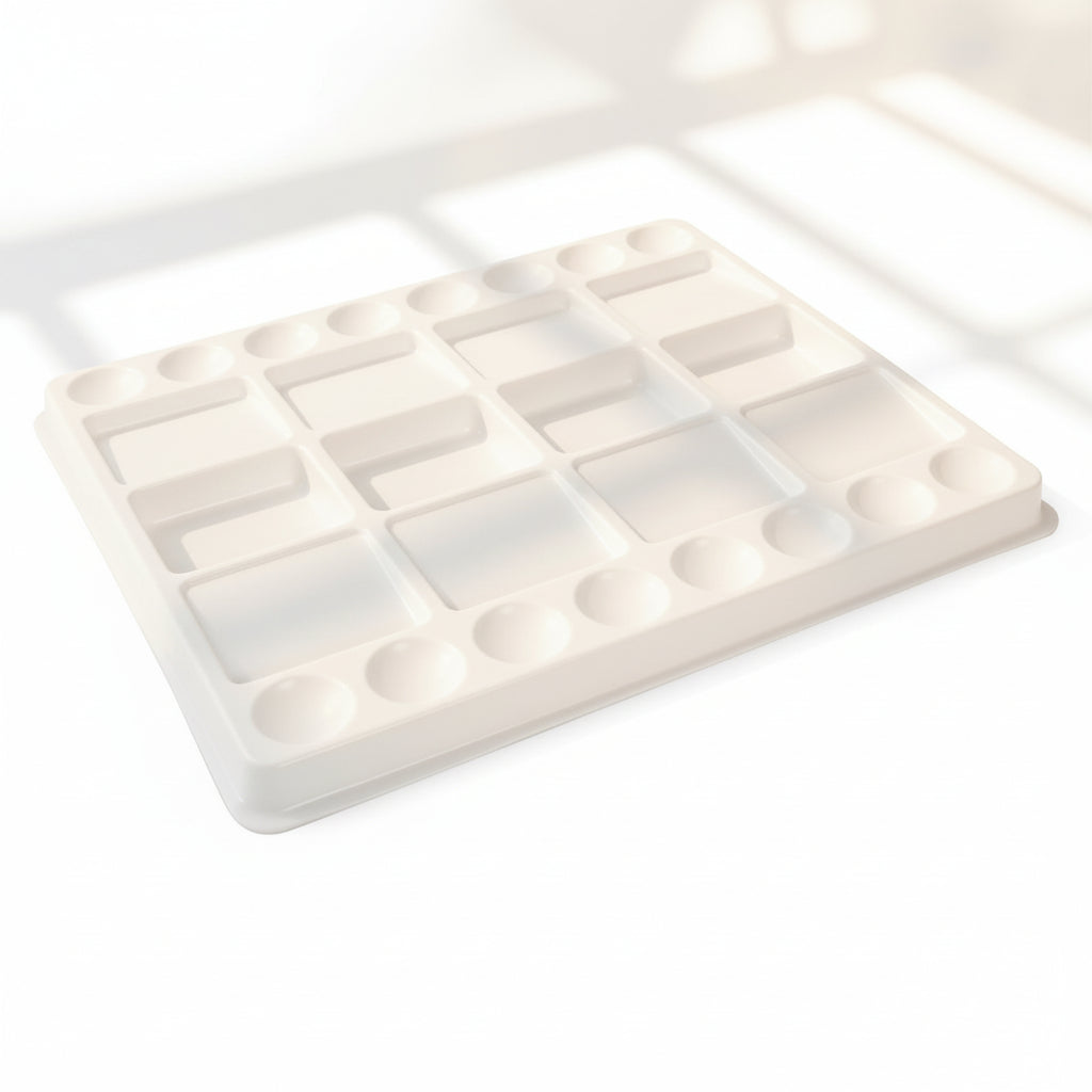 28-Well Palette Tray With Transparent Cover