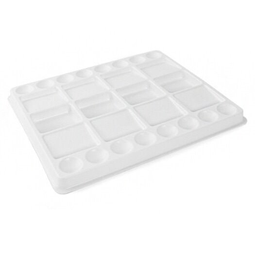 28-Well Palette Tray With Transparent Cover