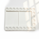Palette 12 "x 16" avec grande zone de mélange et 22 fentes + 22 Seal-Cups
