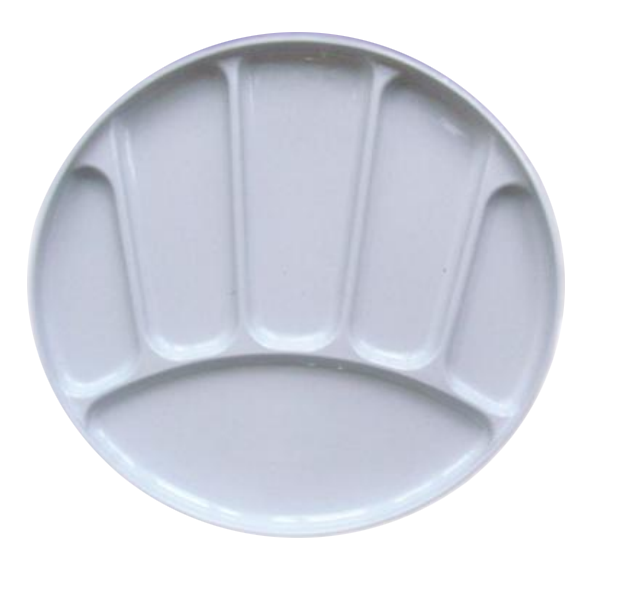 Stain-Resistant Steel Palette with 6 Wells