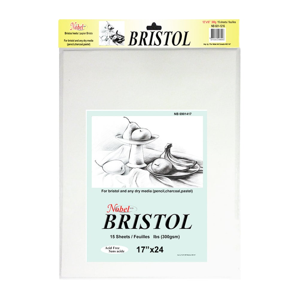300g Bristol Sheets .Dry Media Paper Bristol Sheets - Dry Media Paper 17" x 24"