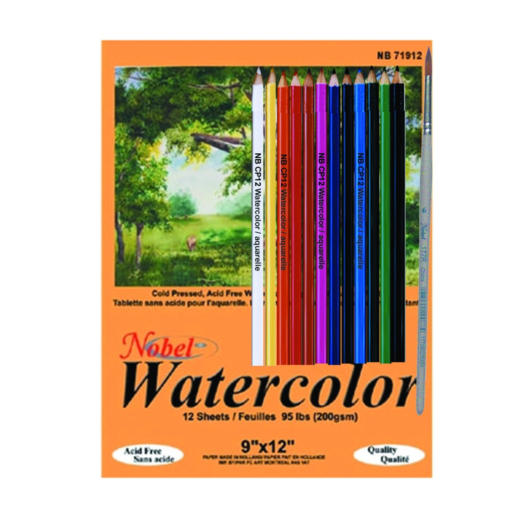 Ensemble aquarelle