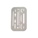 Erasing Shield With 26 Holes