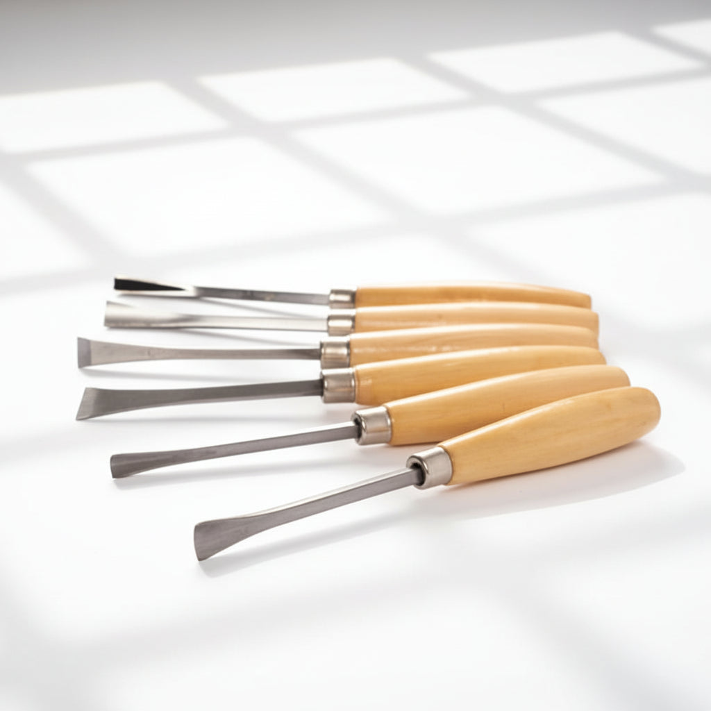 Gouges à découper - Assortiment de 6