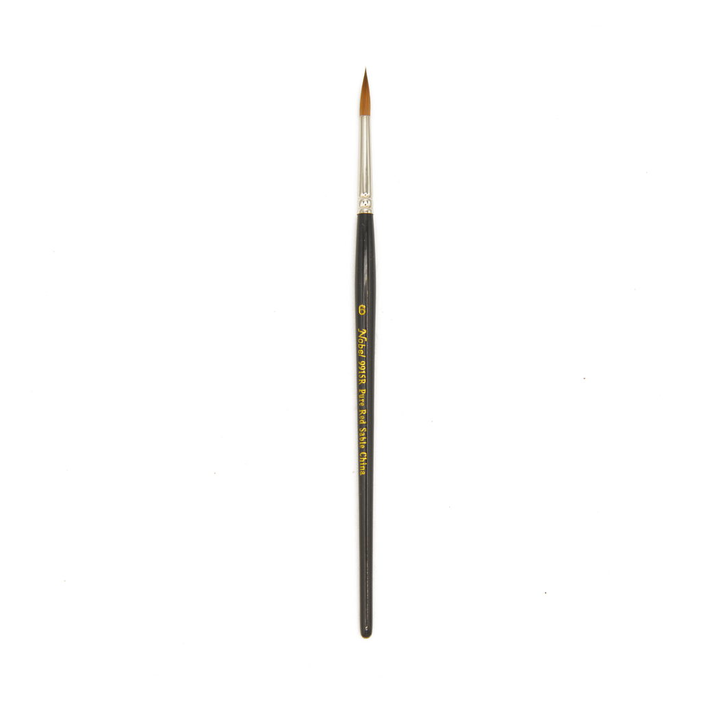 Pure Sable Hair Short Handle Brush - #6