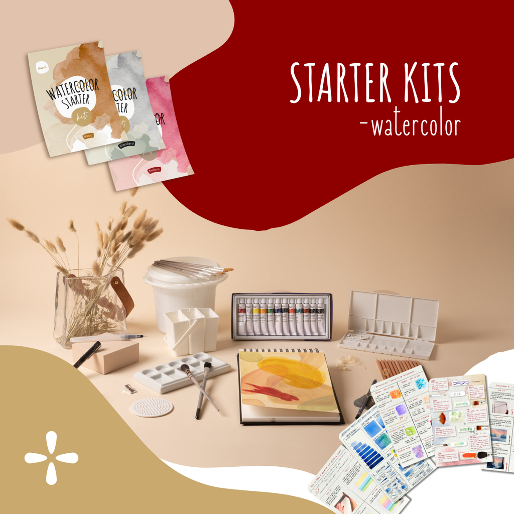NOBEL STARTER KITS - Watercolor Painting Basic Kit