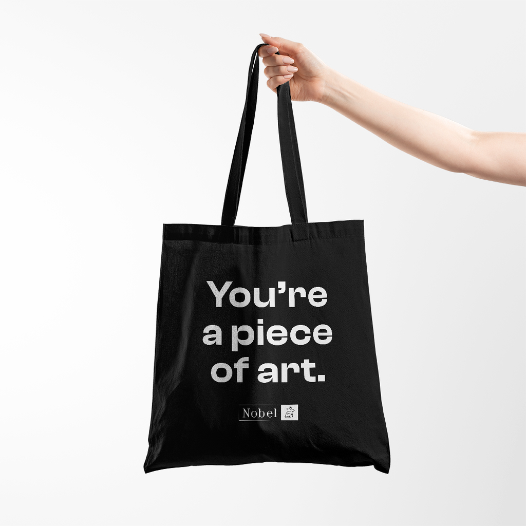 "You're a piece of art" Tote Bag