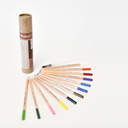 Professional Grade Watercolor Pencils -12 Colors + Reservoir Brush, New Packaging