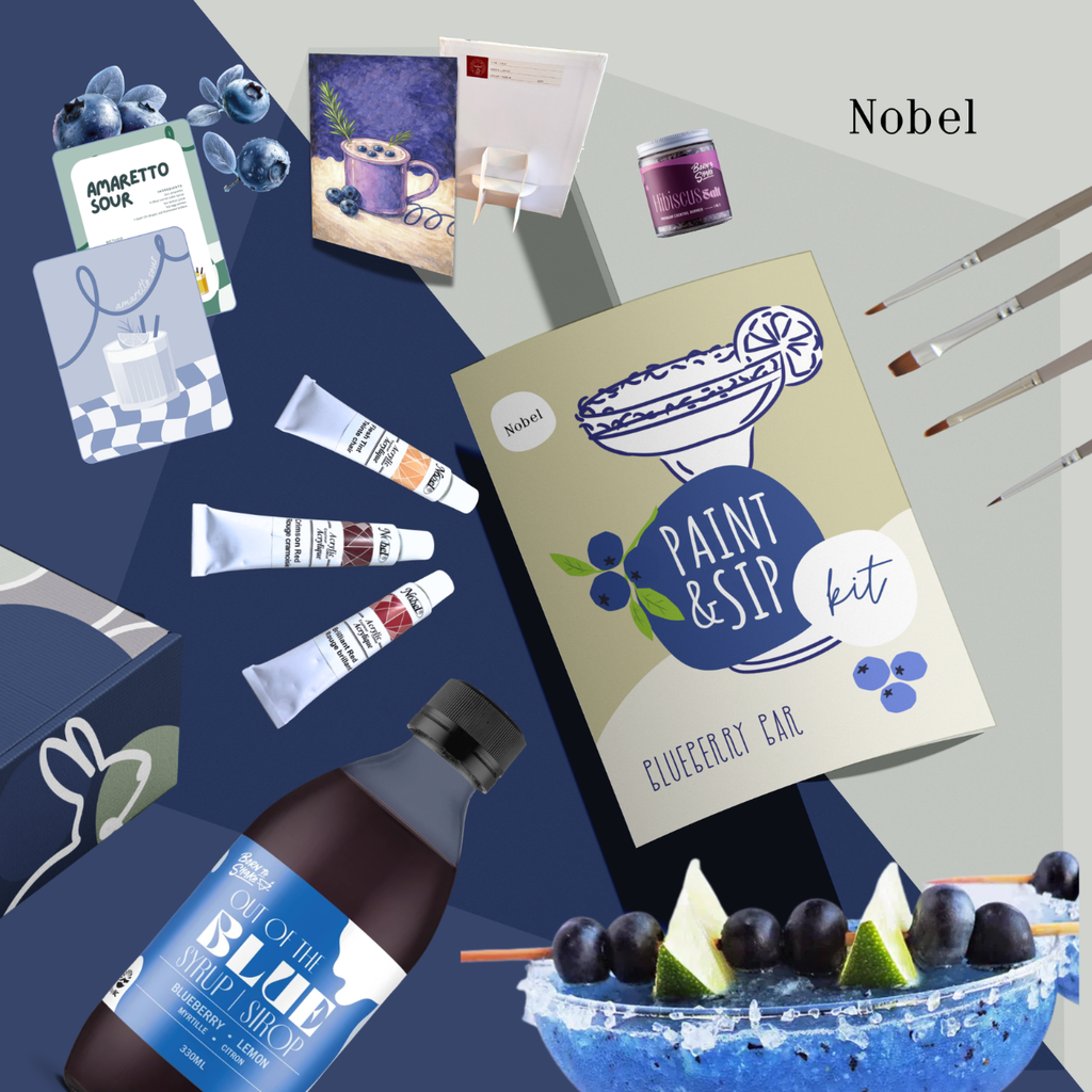 Paint and Sip - Blueberry Bar Kit