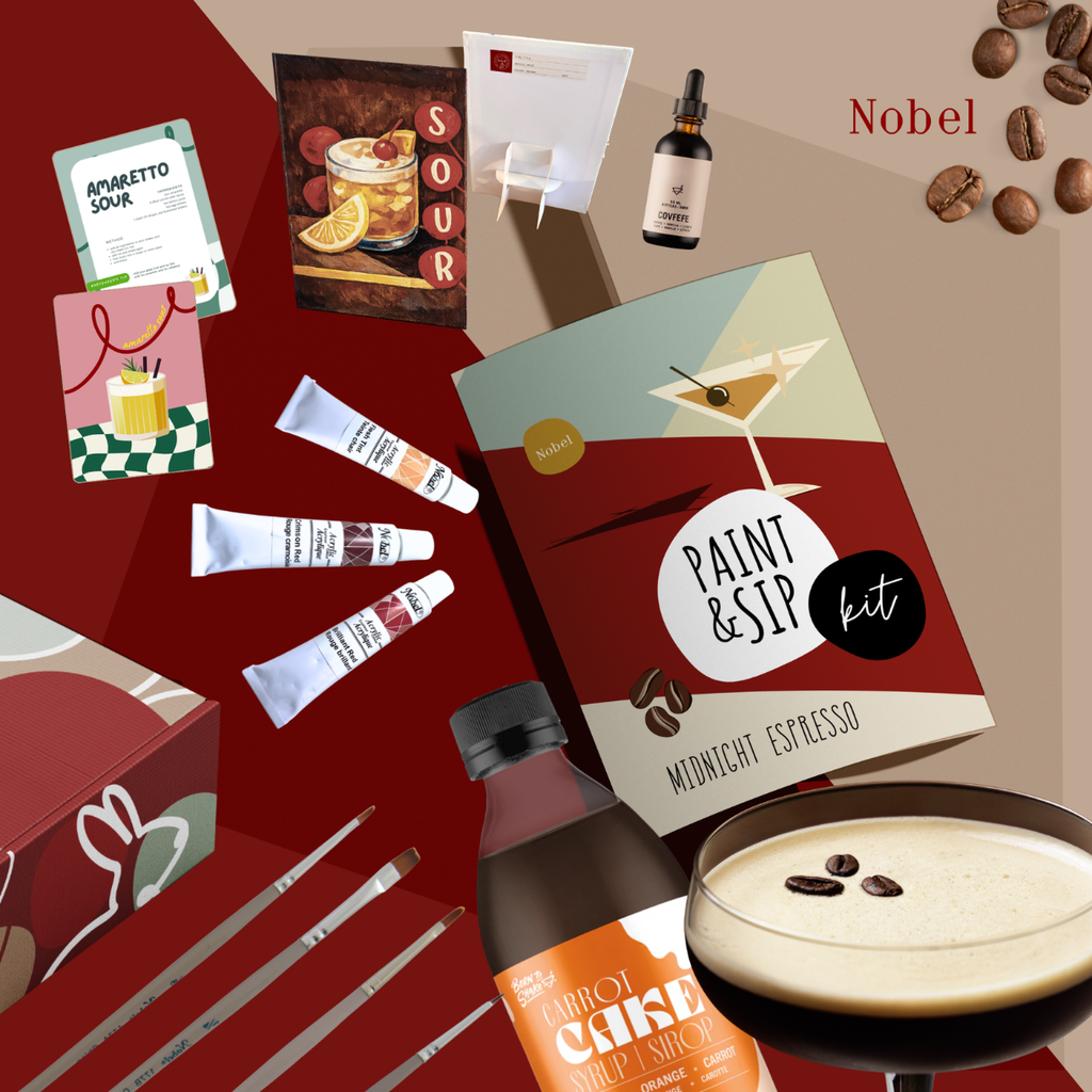 Paint and Sip - Midnight Espresso Kit