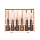 Ciseaux à découper Palm Grip avec boîte en bois - ensemble de 6