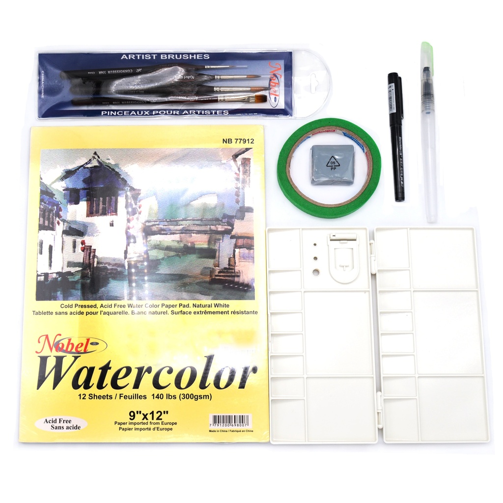 Kit Accessoires Aquarelle + Coffret