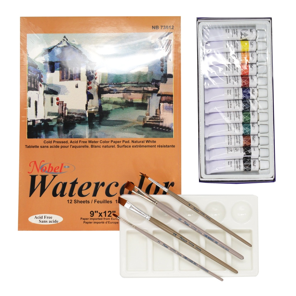 Set Aquarelle - 5 Pièces