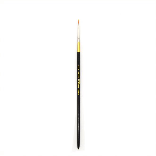 Golden Synthetic Hair Brush - Round #10/0