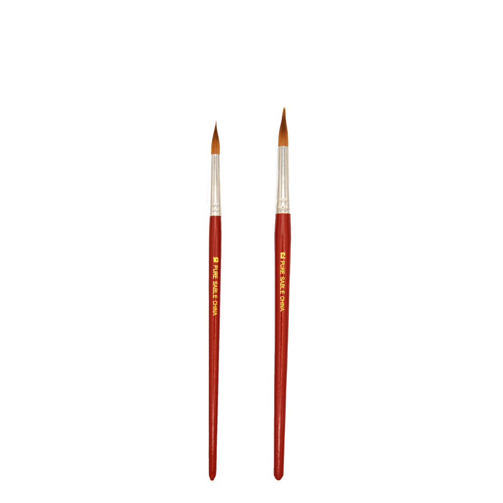 Pure Sable Hair Brush - Round #10