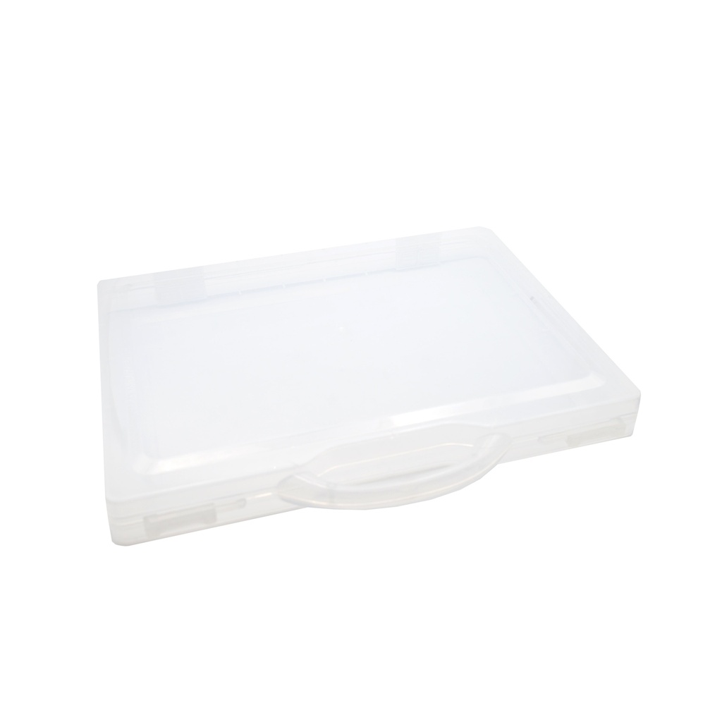 Transparent Plastic Carrying Case - 10.5" x 14"