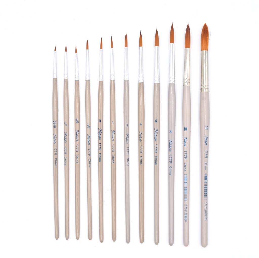 Comet - Golden Synthetic Short Handle Brush, Bright #1