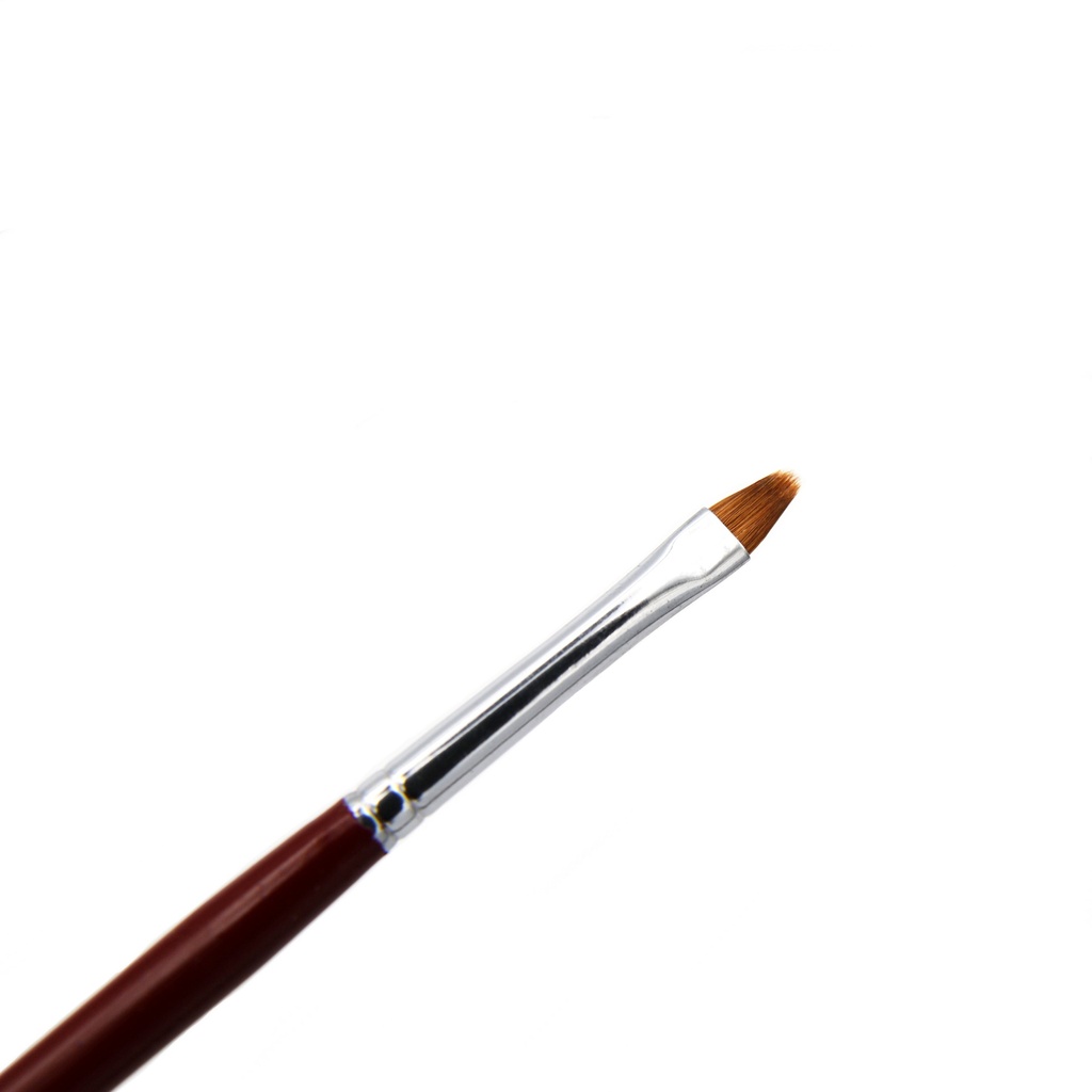 Pinceaux en poils de martre 100 % purs, long manche plat - #4