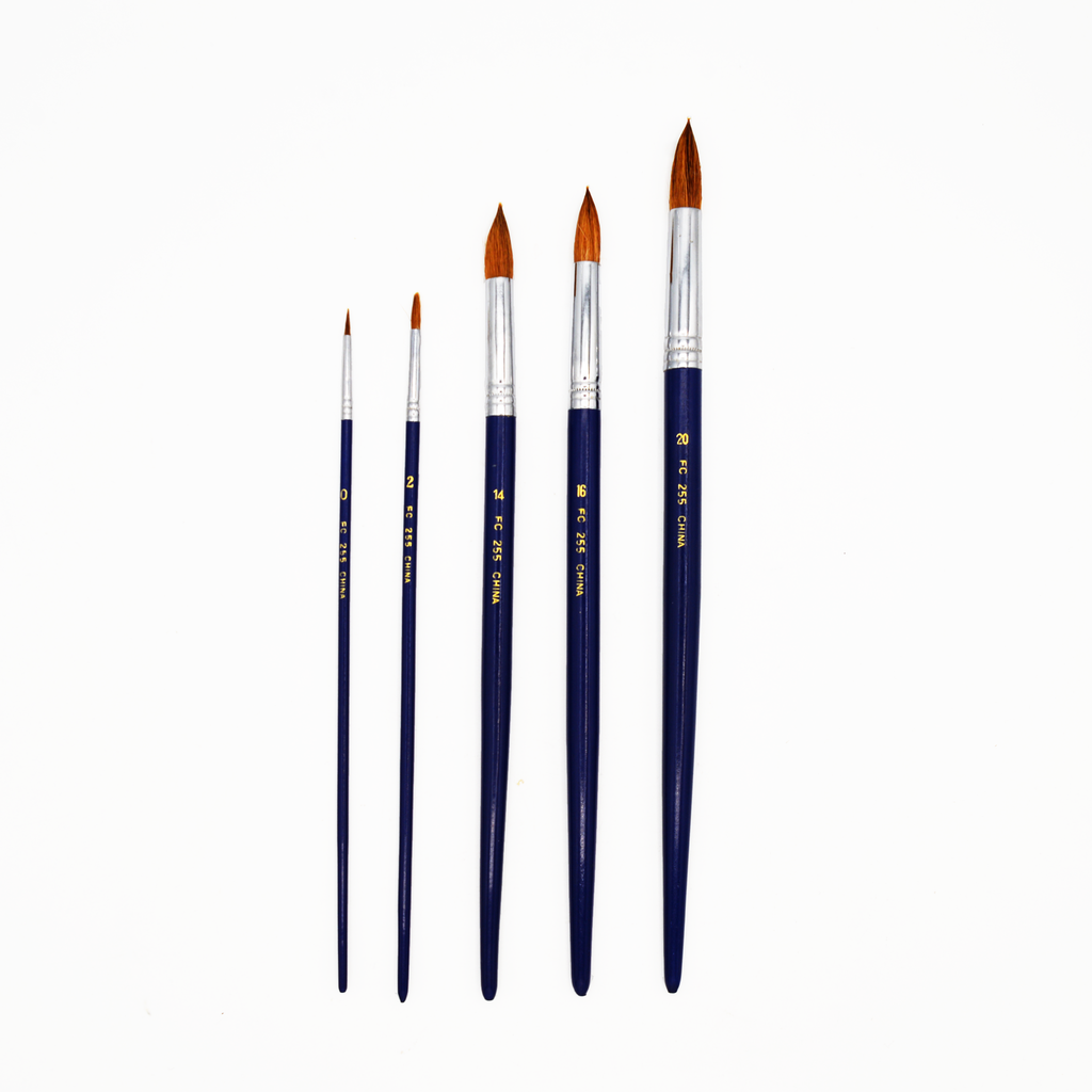 pinceau en Poils de Chèvre - Ronde #20