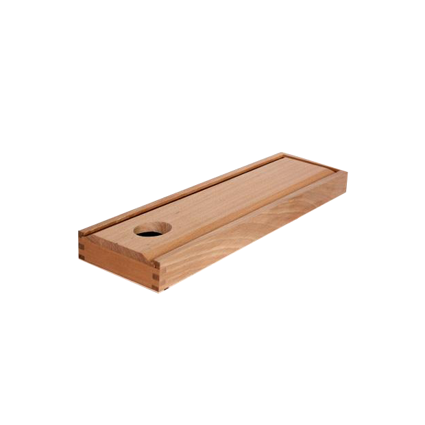 Brush Box For Short Handle Brushes - Sliding Lid -  10.5" x 4" x 1.25"
